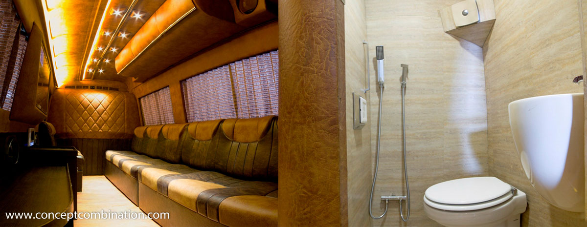 Campervan Made On Tempo Traveller Concept Combination