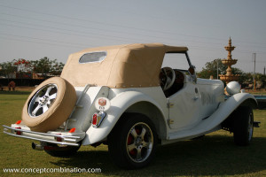 Replica of Vintage Car Model